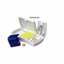Neha White Pill Box With Pill Cutter For Medicine Tablet Storage